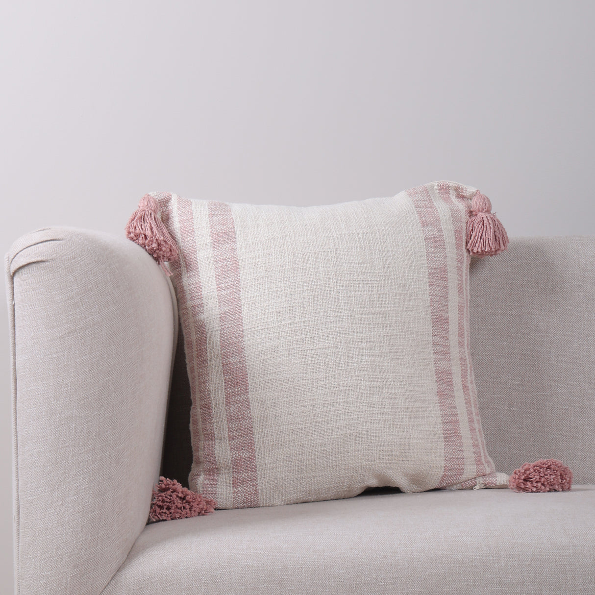 Zain Cotton Slub Cushion