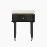 Aida Sleek Marble Top Side Table