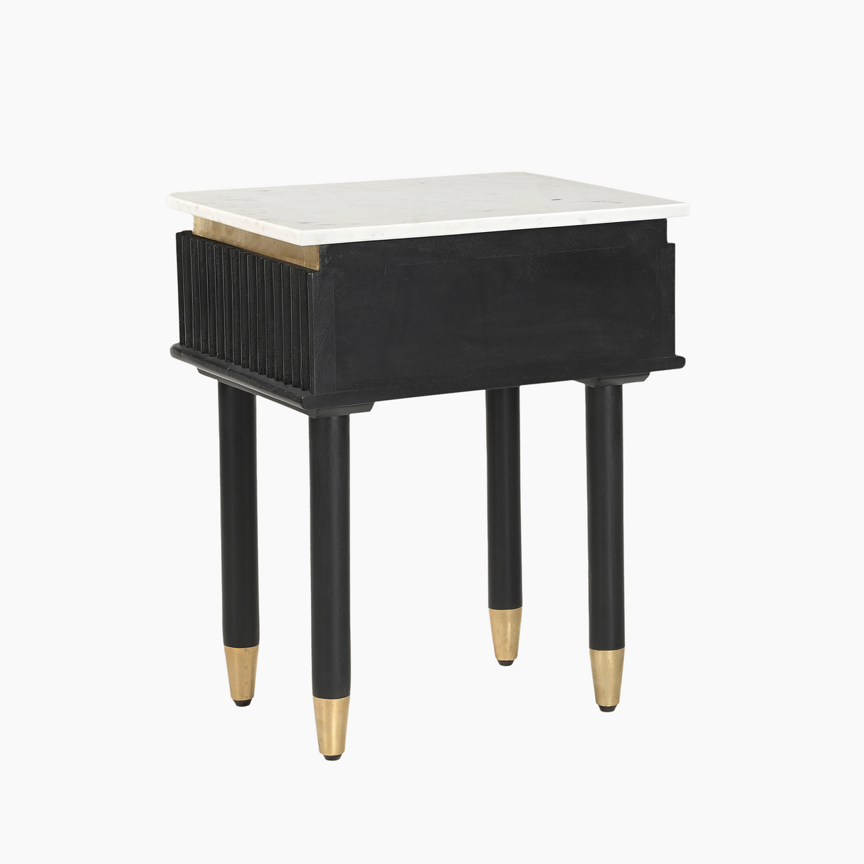Aida Sleek Marble Top Side Table