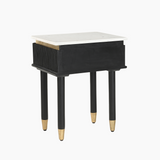Aida Sleek Marble Top Side Table