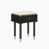 Aida Sleek Marble Top Side Table