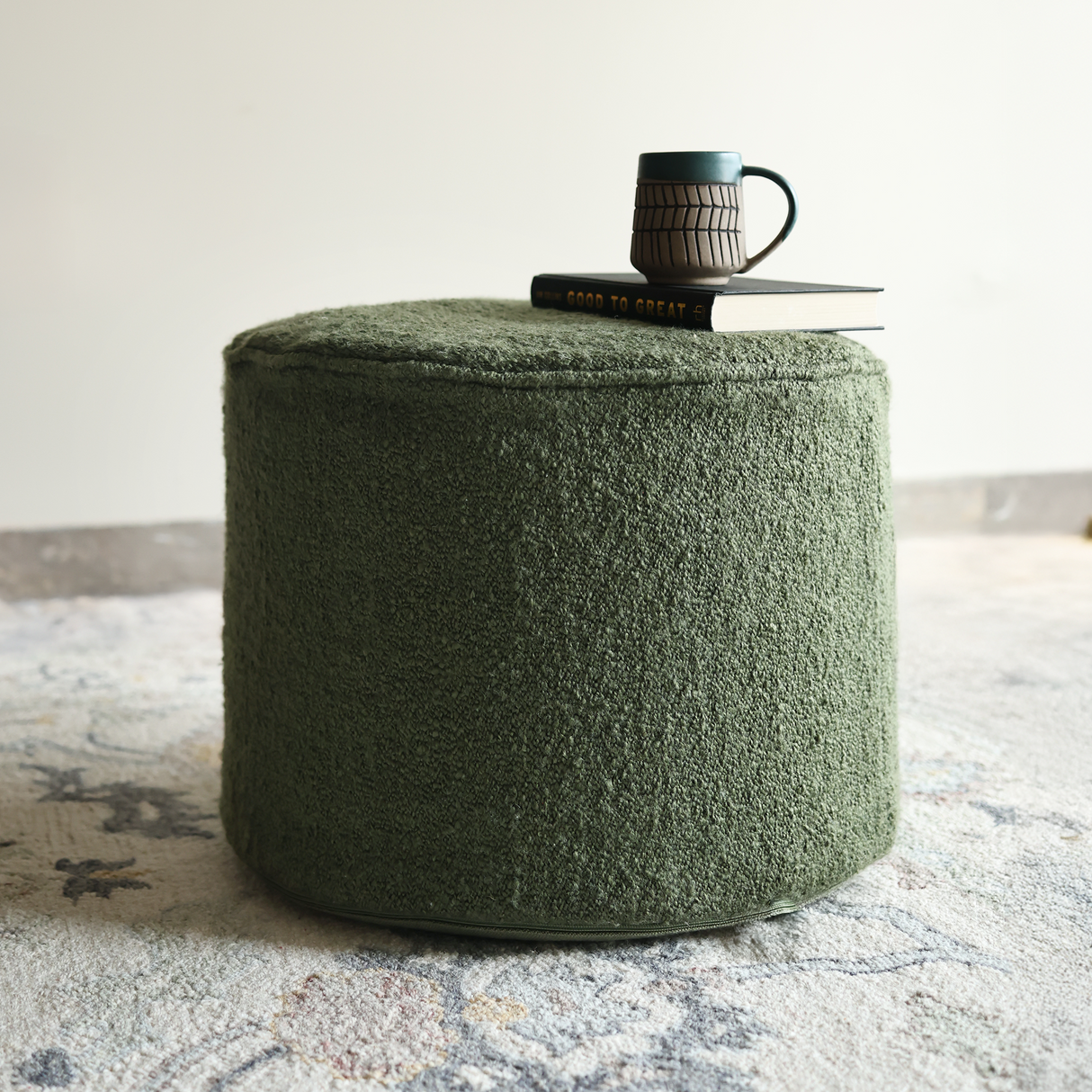 Jac Green Pouffe