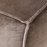 Tomos Brown Cotton Pouffe