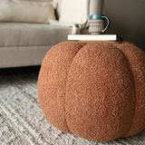 Ayrian Rust Pouffe