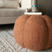 Ayrian Rust Pouffe